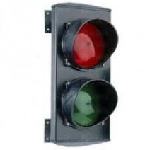 Светофор двухсекционный (красный-зеленый) ламповый 230В